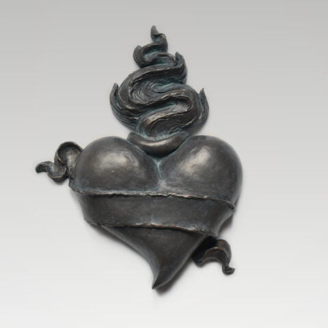 Vlammend hart patina